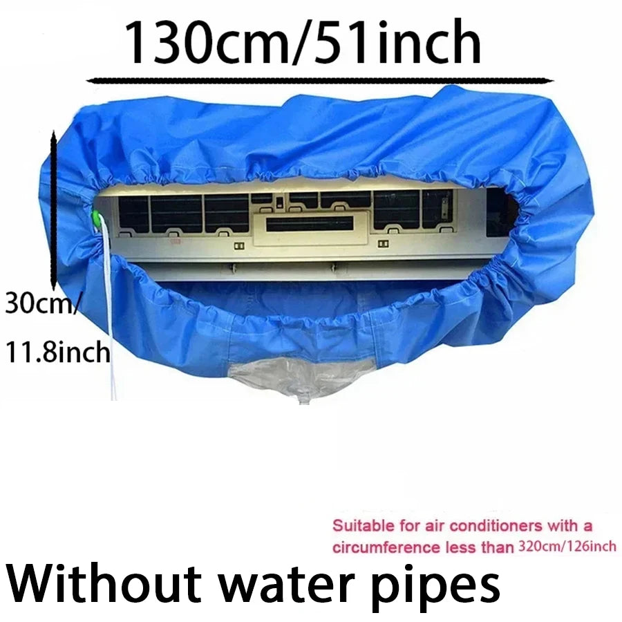 Suitable for 24000-36000 Btu Large Air Conditioning Water Cover Set Cleaner with Water Pipe Conditioner Waterproof Cleaning Kit