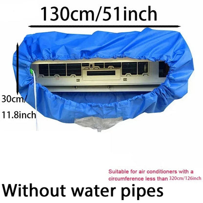 Suitable for 24000-36000 Btu Large Air Conditioning Water Cover Set Cleaner with Water Pipe Conditioner Waterproof Cleaning Kit