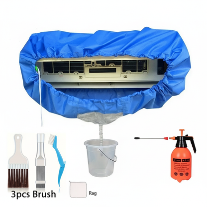 Suitable for 24000-36000 Btu Large Air Conditioning Water Cover Set Cleaner with Water Pipe Conditioner Waterproof Cleaning Kit